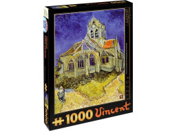 D-TOYS Puzzle Kostol v Auvers 1000 dielikov