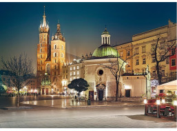 CHERRY PAZZI Puzzle Kráľovský rynek v Krakove, Poľsko 1000 dielikov