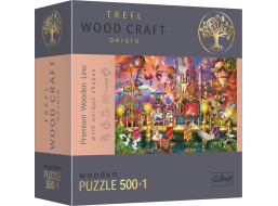 TREFL Wood Craft Origin puzzle Čarovný svet 501 dielikov