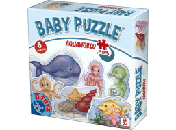 D-TOYS Baby puzzle Podmorský svet 6v1 (2-5 dielikov)