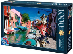 D-TOYS Puzzle Burano, Taliansko 1000 dielikov