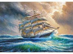 CASTORLAND Puzzle Plachetnica na mori 1000 dielikov