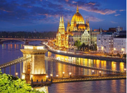 CASTORLAND Puzzle Súmrak v Budapešti 2000 dielikov
