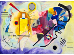 ENJOY Puzzle Vassily Kandinsky: Žltá červená modrá 1000 dielikov