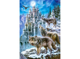 CASTORLAND Puzzle Vlci pri zámku 1500 dielikov
