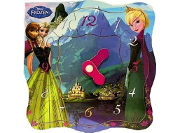 TOP BRIGHT Hodiny - puzzle Ľadové kráľovstvo