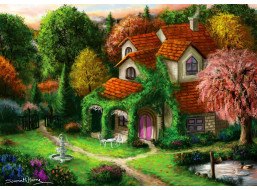 ENJOY Puzzle Chalúpka v lese 1000 dielikov