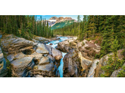 CASTORLAND Puzzle Kaňon Mistaya, Národný park Banff, Kanada 4000 dielikov
