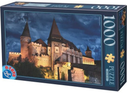 D-TOYS Puzzle Korvínov hrad v noci, Rumusko 1000 dielikov