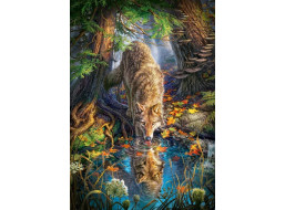 CASTORLAND Puzzle Pijúci vlk 1500 dielikov
