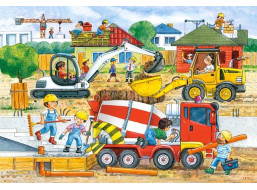 CASTORLAND Puzzle Stavenisko MAXI 40 dielikov