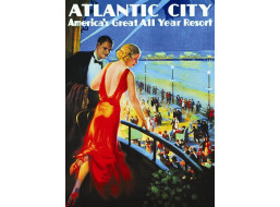 EUROGRAPHICS Puzzle Plagát: Atlantic City 1000 dielikov