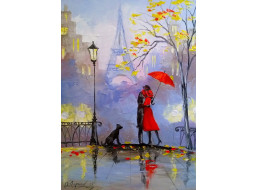 ENJOY Puzzle Daždivý deň v Paríži 1000 dielikov