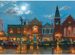 COBBLE HILL Puzzle Večerné ulice 1000 dielikov