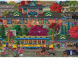 COBBLE HILL Puzzle Elektrická zastávka 500 dielikov
