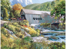 COBBLE HILL Puzzle Krytý most XL 275 dielikov