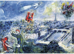 EUROGRAPHICS Puzzle Pohľad na Paríž 1000 dielikov