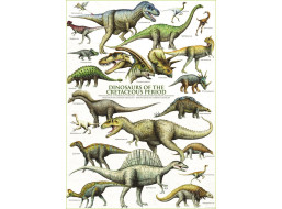 EUROGRAPHICS Puzzle Svet dinosaurov: Krieda 1000 dielikov