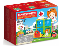MAGFORMERS Mestečko Nemocnice 22 dielikov
