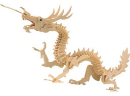 WOODEN TOY , WCK 3D puzzle Drak
