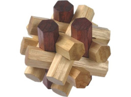 MI-TOYS Drevený hlavolam Tangle