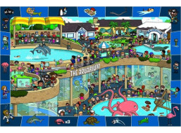 EUROGRAPHICS Spot & Find puzzle Bláznivé akvárium 100 dielikov