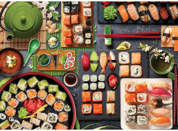 EUROGRAPHICS Puzzle Sushi stôl 1000 dielikov