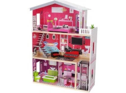 ECOTOYS Domček pre bábiky Malibu s vybavením