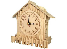 WOODEN TOY , WCK 3D puzzle Hodiny PF003