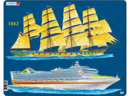 LARSEN Puzzle Lode - história a súčasnosť 20 dielikov