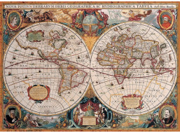 EUROGRAPHICS Puzzle Staroveká mapa sveta 1000 dielikov