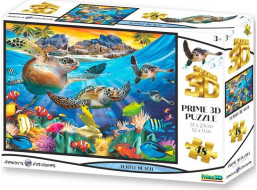 PRIME 3D Puzzle Korytnačia pláž 3D 48 dielikov