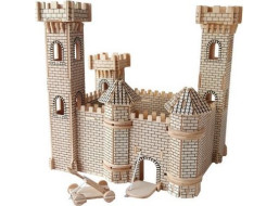 WOODEN TOY , WCK 3D puzzle Hrad