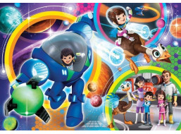 CLEMENTONI Puzzle Miles z budúcnosti: Rodina MAXI 104 dielikov