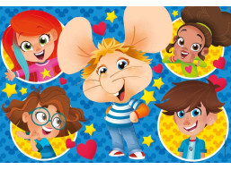 CLEMENTONI Puzzle Myšiak Gigio MAXI 24 dielikov
