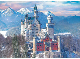 EUROGRAPHICS Puzzle Zámok Neuschwanstein (HDR) 1000 dielikov