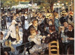 CLEMENTONI Puzzle Museum Collection: Bál v Moulin de la Galette 1000 dielikov