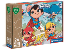 CLEMENTONI Play For Future Puzzle DC Super Friends MAXI 24 dielikov