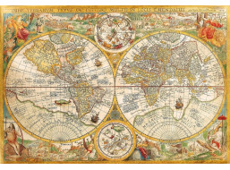 CLEMENTONI Puzzle Historická mapa sveta 2000 dielikov