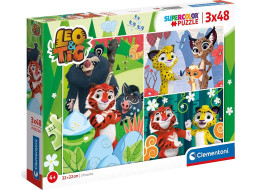 CLEMENTONI Puzzle Leo a Tig 3x48 dielikov