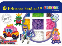 PLAYBOX Zažehľovacie korálky Rozprávky s princeznou 3D, 4000ks