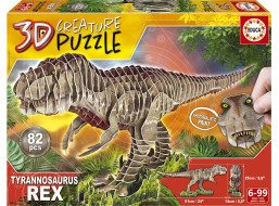 EDUCA 3D puzzle T-Rex 82 dielikov
