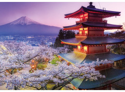 EDUCA Puzzle Hora Fudži, Japonsko 2000 dielikov