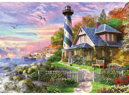 EDUCA Puzzle Maják v zátoke Rock Bay 1000 dielikov