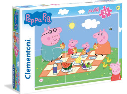 CLEMENTONI Puzzle Prasiatko Peppa MAXI 24 dielikov