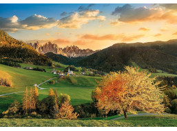 CLEMENTONI Puzzle Svätá Magdaléna, Dolomity, Taliansko 3000 dielikov