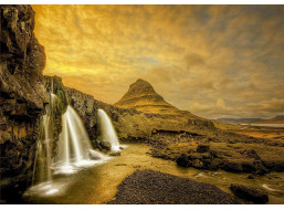 EDUCA Puzzle Vodopád Kirkjufell, Island 1000 dielikov