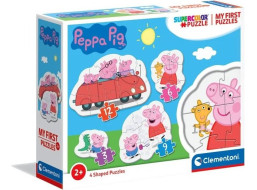 CLEMENTONI Moje prvé puzzle Prasiatko Peppa 4v1 (3,6,9,12 dielikov)