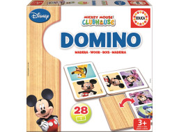 EDUCA Drevené domino Mickey a Minnie