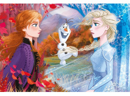 CLEMENTONI Puzzle Ľadové kráľovstvo 2 MAXI 60 dielikov